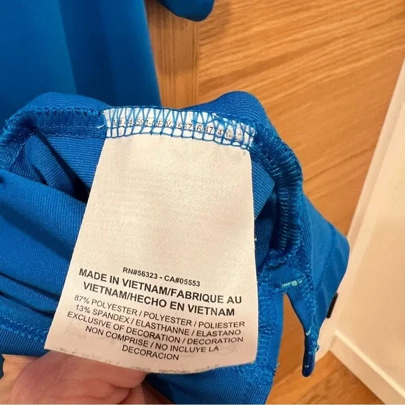 Nike Golf Dri Fit Blue Polo Shirt 890091–465 Size Large | Mens - Picture 10 of 12